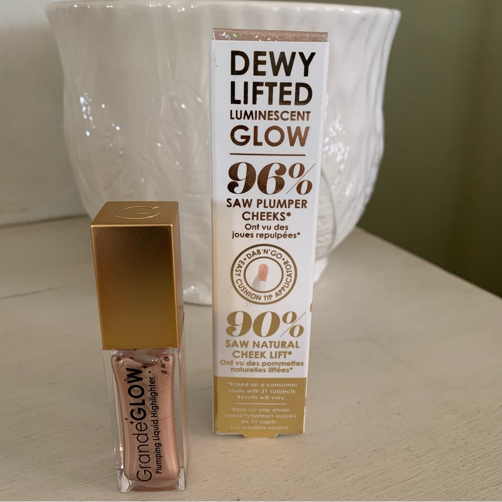 🆕 Grand Cosmetics GrandeGLOW Plumping Liquid Highlighter - French Pearl.